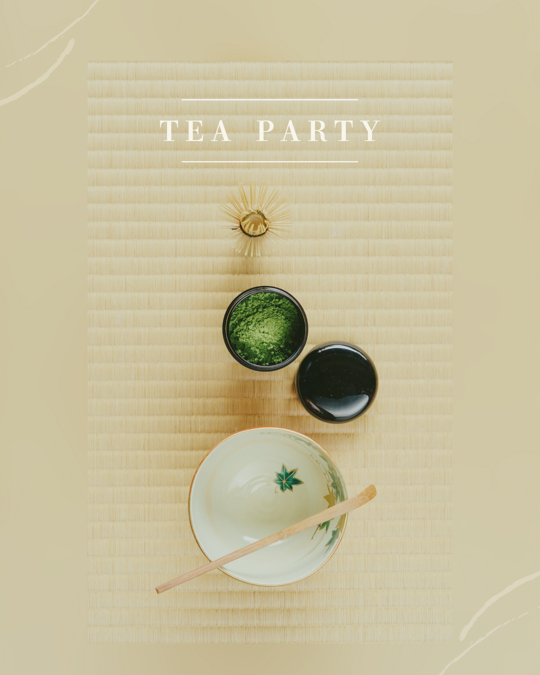 Japanese tea selection