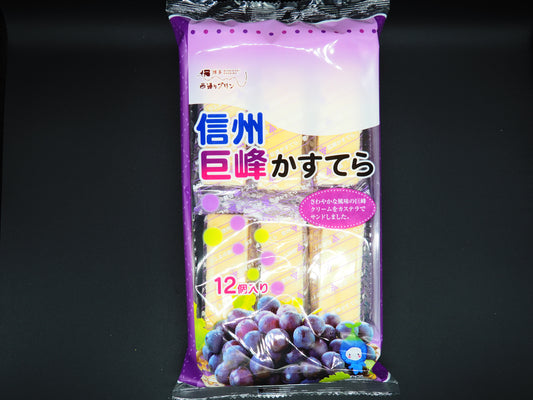 【NISHIDORI PUDDING】  SINSYU KYOHO CASTELLA GRAPE 12P 168g