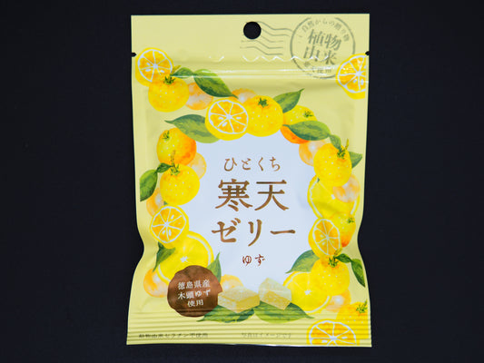 【TSUKIMIDO】  HITOKUCHI KANTEN JELLY KITOUYUZU 40g