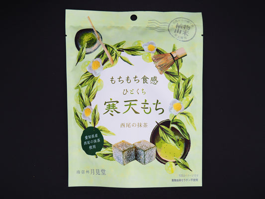 【TSUKIMIDO】  HITOKUCHI KANTENMOCHI NISHIONOMACCHA 110g