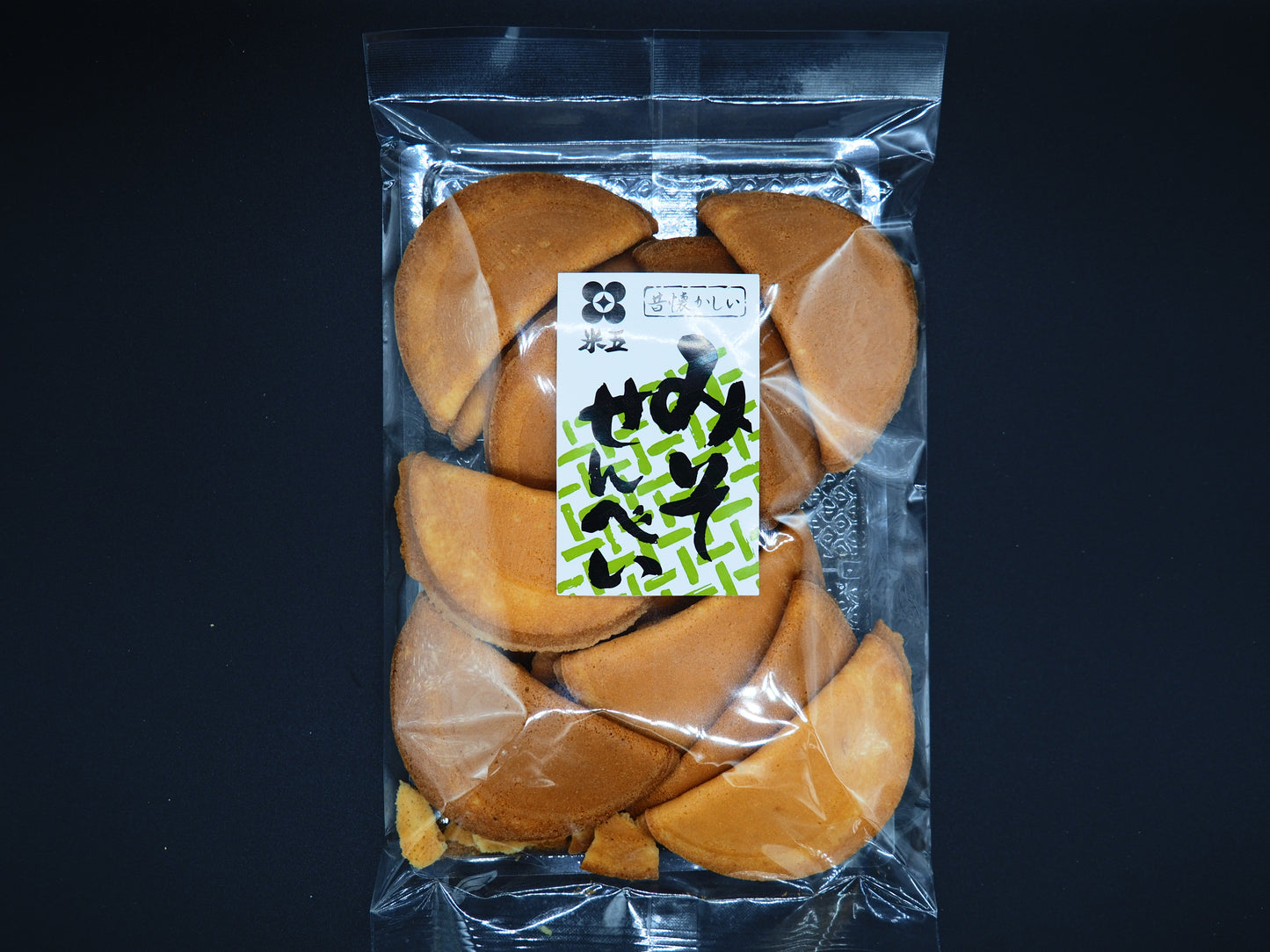 【KOMEGO】  MISO SENBEI(HANGETU) 14P