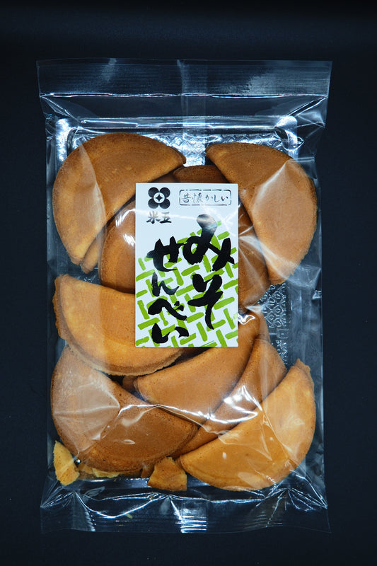 【KOMEGO】  MISO SENBEI(HANGETU) 14P