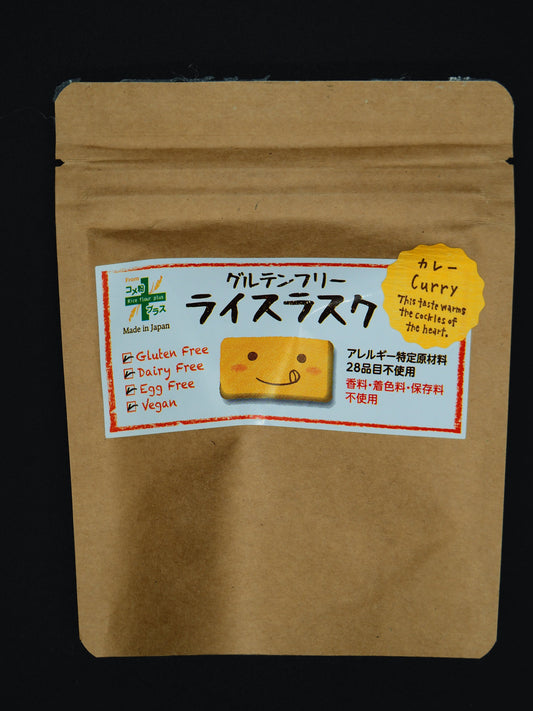 【PLUS】  GLUTEN FREE RICE RUSK CURRY 115g