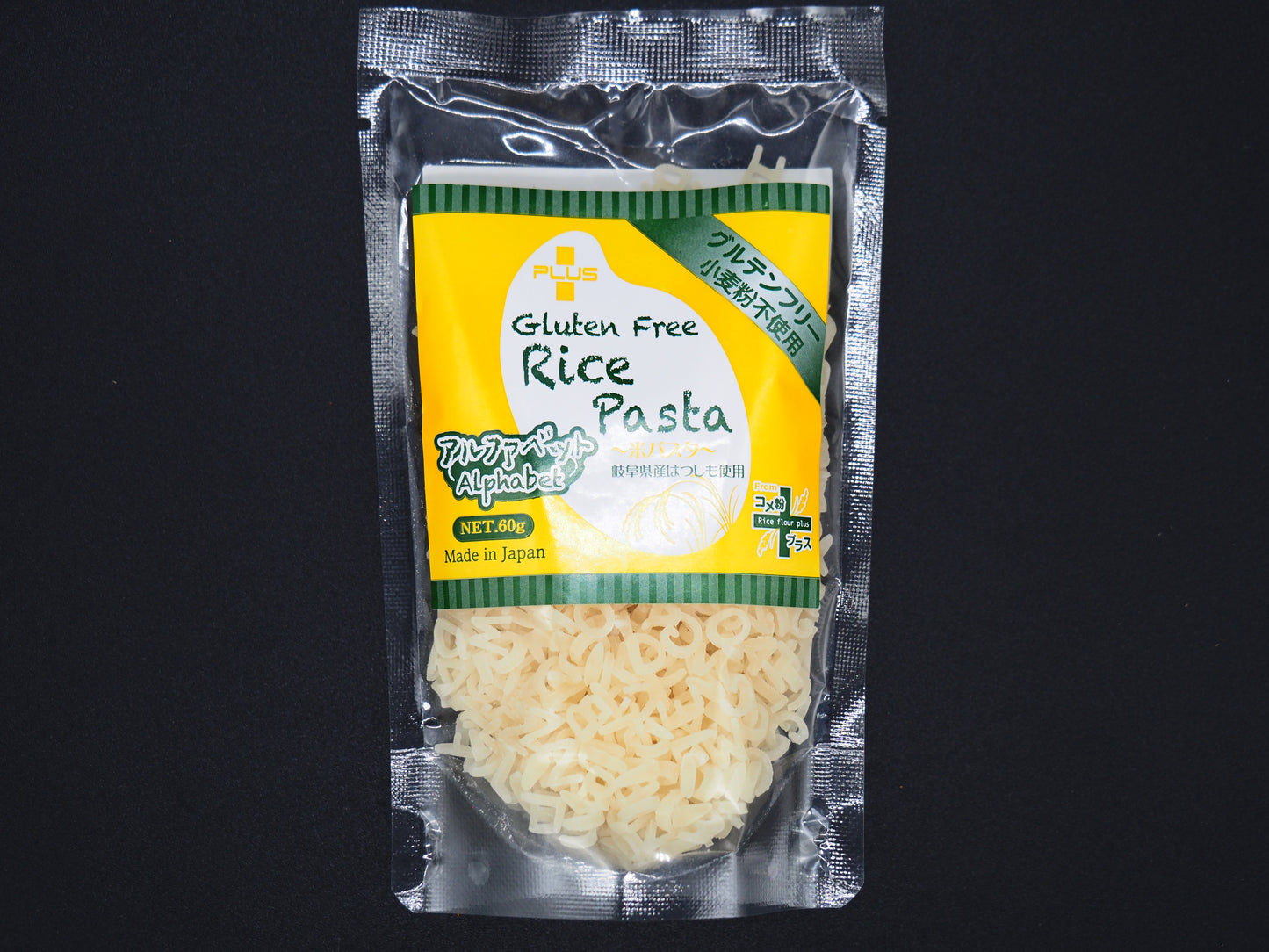 【PLUS】  GLUTEN FREE RICE PASTA (ALPHABET) 60g