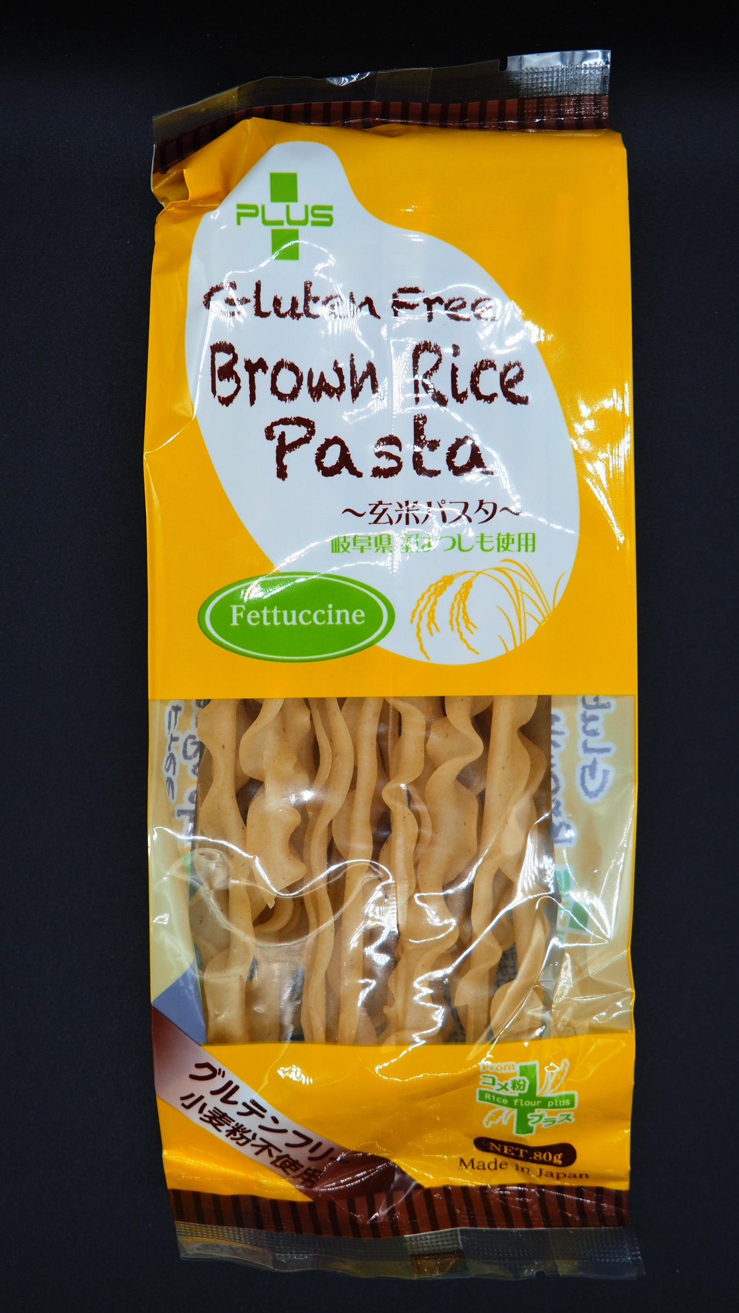 ★データ修正★【PLUS】  GLUTEN FREE BROWN RICE PASTA (fettuccine) 80g