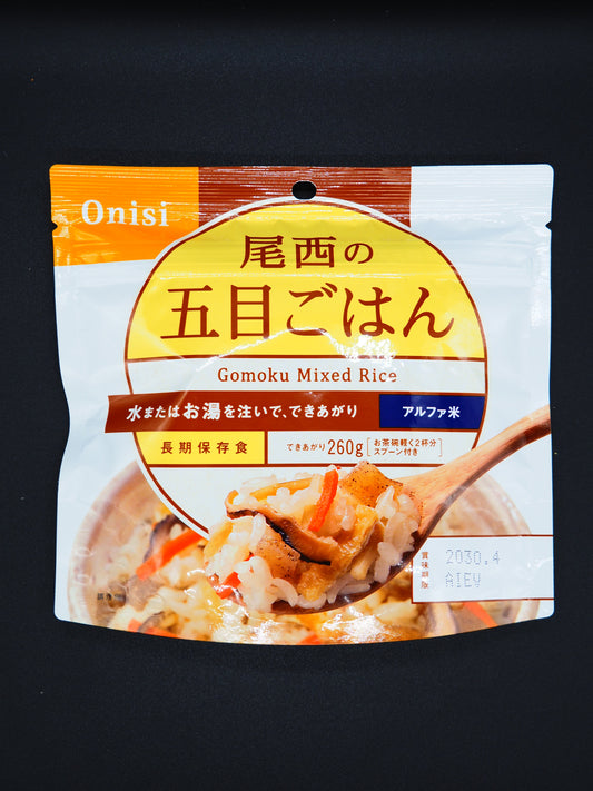【ONISHI FOODS】  ALPHA MAI MATSUTAKEGOHAN 100g