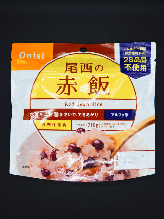 【ONISHI FOODS】  ALPHA MAI SEKIHAN 100g