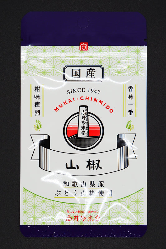 【MUKAI CHINMIDO】  Japanese pepper (Made in Wakayama pref.) (bag)