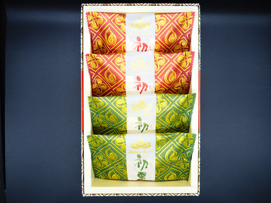 【KURIAN FUUMIDO】  Castella with bean paste and maron (4p)