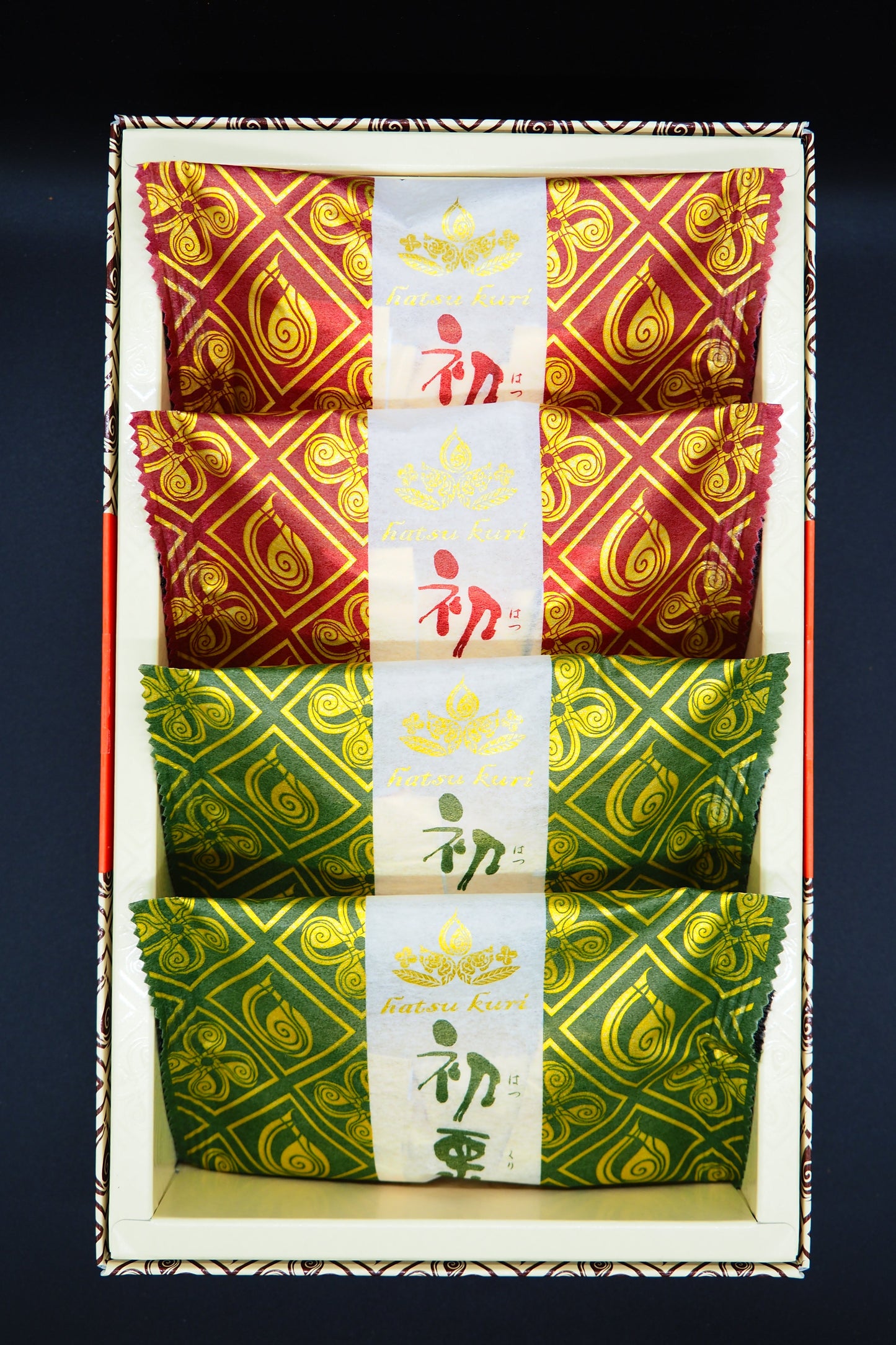 【KURIAN FUUMIDO】  Castella with bean paste and maron (4p)