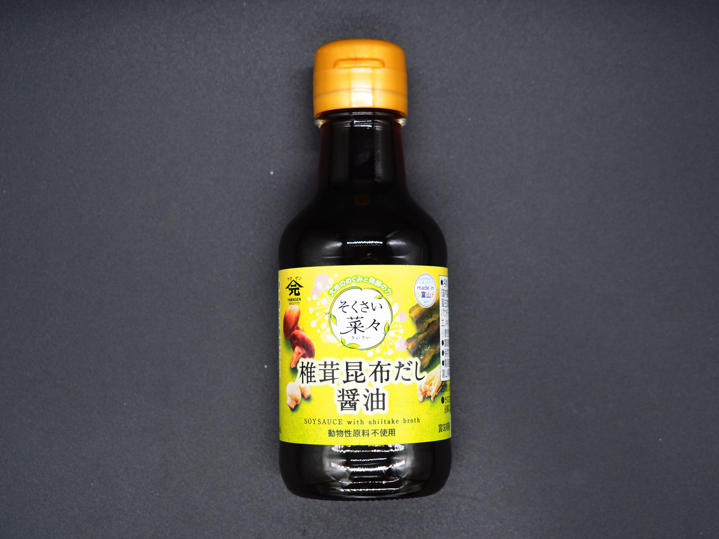 【YAMAGENJOZO】  Shiitake and Kelp Dashi Soy Sauce 150ml