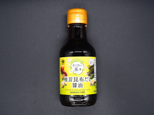 【YAMAGENJOZO】  Shiitake and Kelp Dashi Soy Sauce 150ml