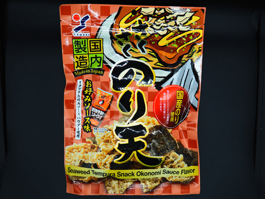 【YAMAEI】  SEAWEED TEMPURA SNACK OKONOMI SAUCE FLAVOR