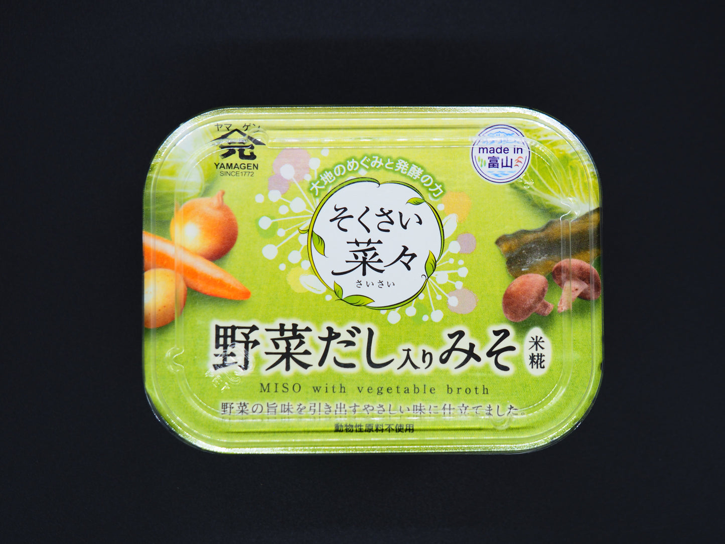 【YAMAGEN JOZO】  YAMAGEN  DASHI IRI MISO WITH VEGE BROTH 300g
