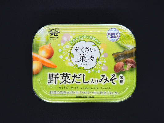 【YAMAGEN JOZO】  YAMAGEN  DASHI IRI MISO WITH VEGE BROTH 300g