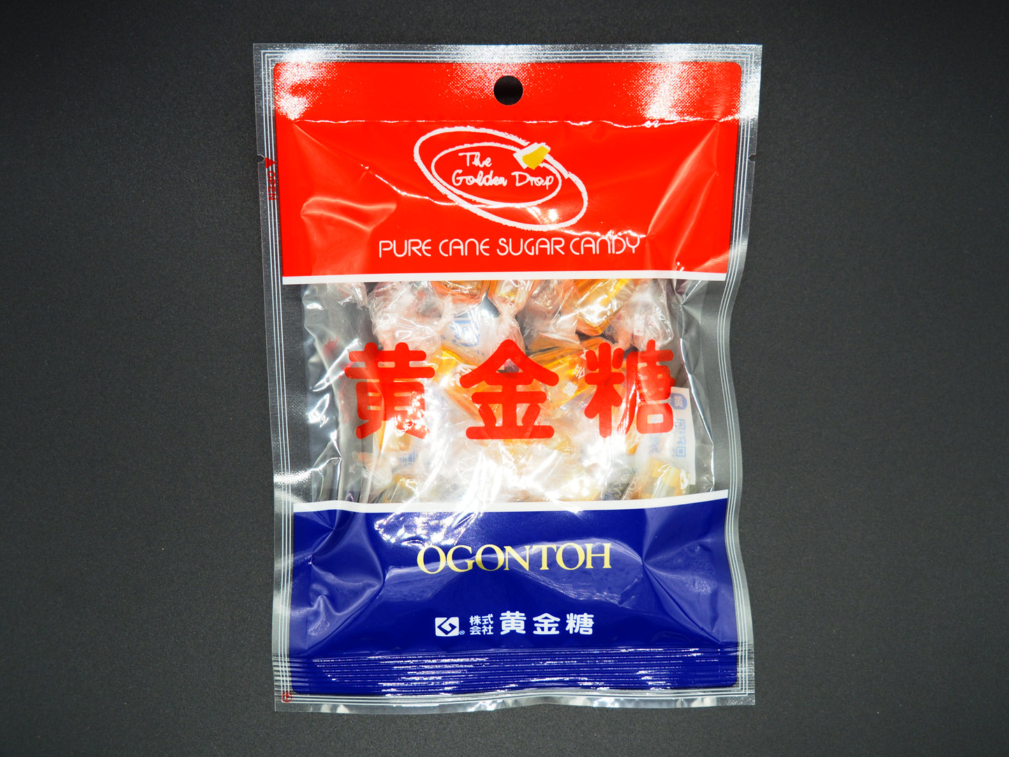 【OGONTOH】  PURE CANE SUGAR GOLDEN CANDY 2.29oz.(65g)