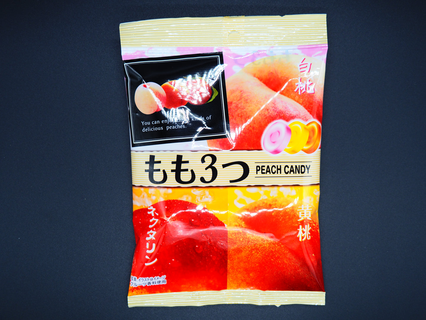 【PINE】  PEACH CANDY 3 KINDS 75g