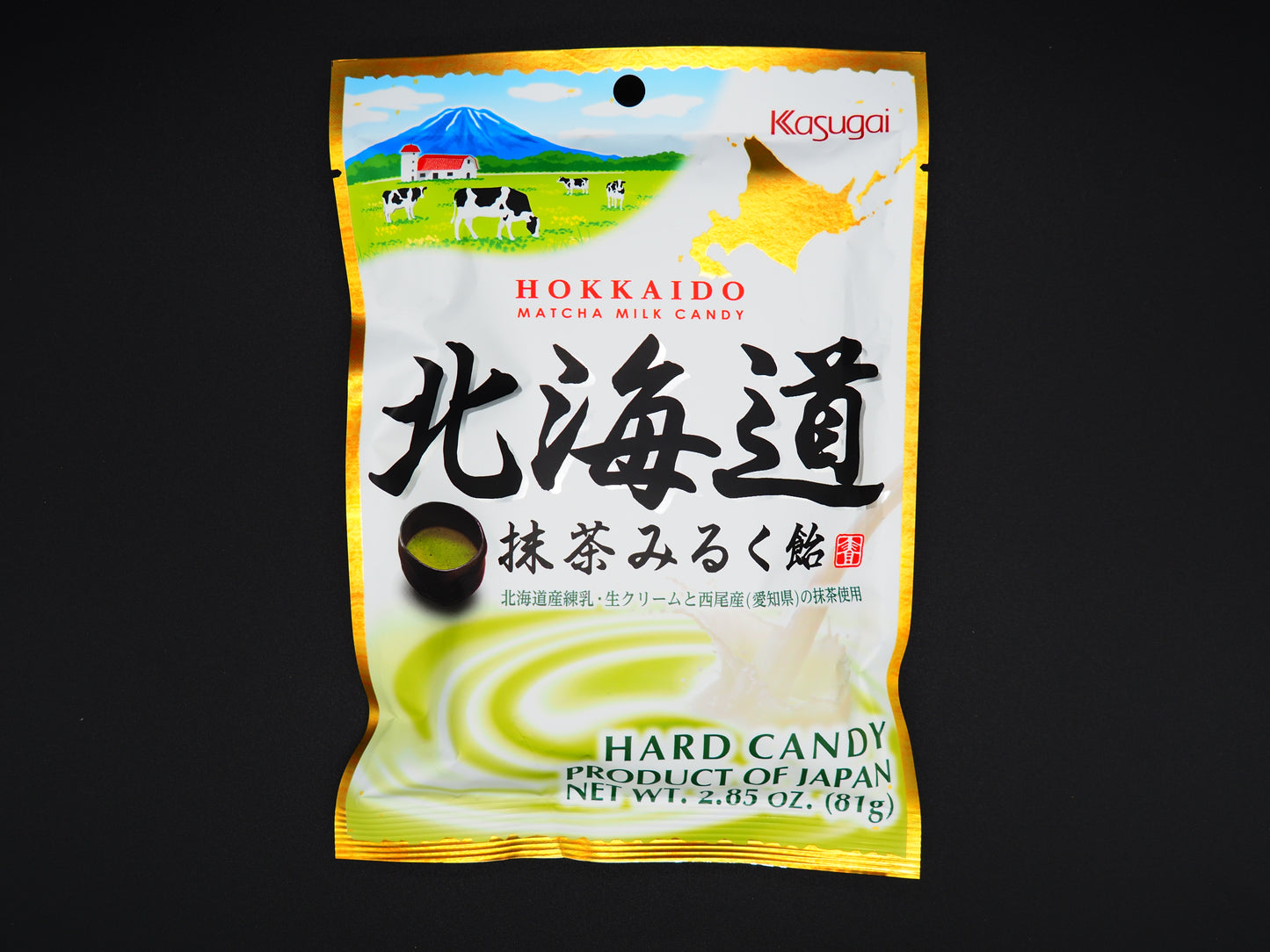 【KASUGAI】  HOKKAIDO MACCHA MILK CANDY 81g