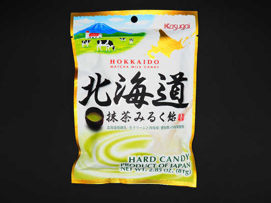 【KASUGAI】  HOKKAIDO MACCHA MILK CANDY 81g