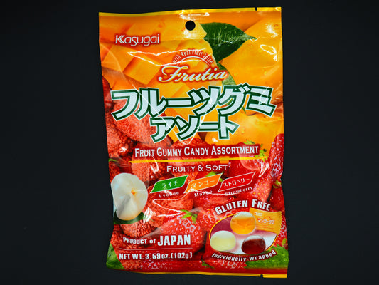 【KASUGAI】  FRUIT GUMMY ASSORTMENT 108g (102g)