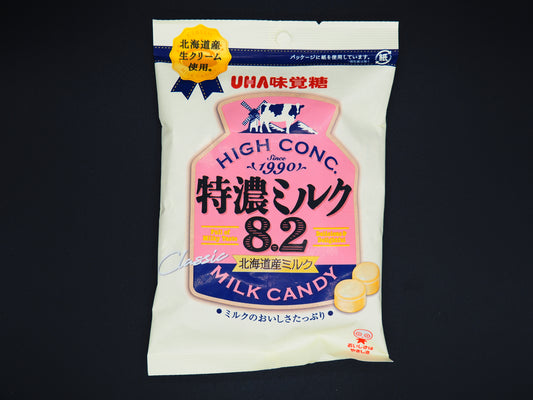 【UHA】  TOKUNO MILK 8.2 CANDY 88g
