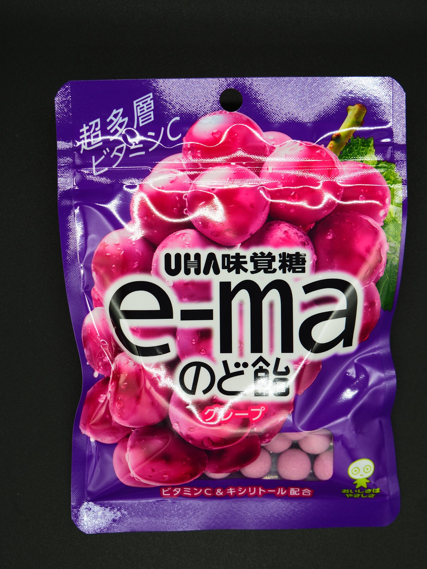 【UHA】  E-MA THROAT CANDY GRAPE 50g
