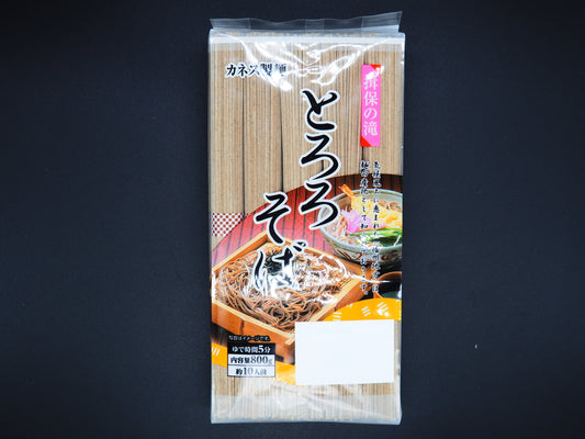 【KANESU】  DRIED BACKWHEAT NOODLE (TORORO SOBA) 1.7lbs 800g