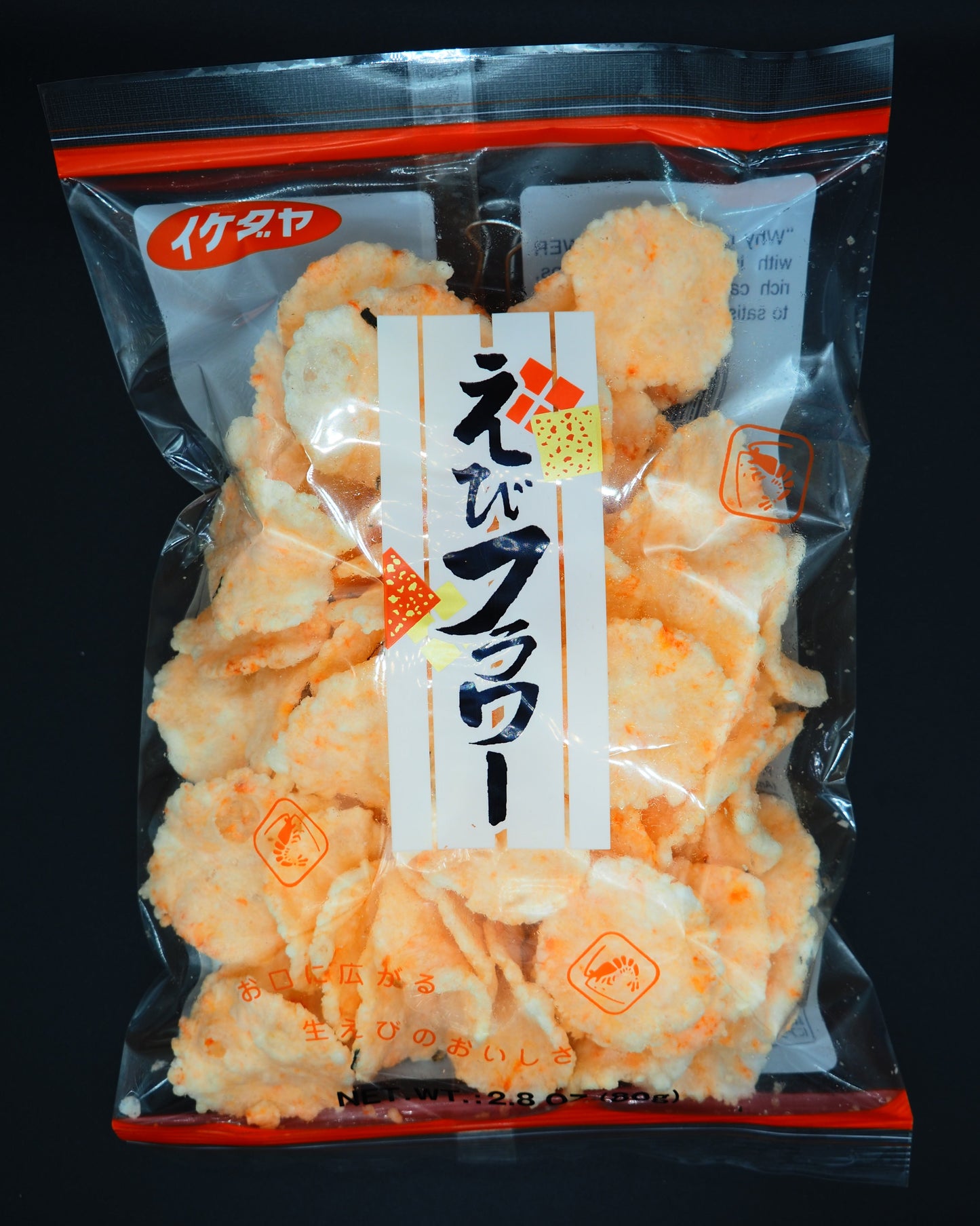 【IKEDAYA】  SHRIMP CRACKER 2.7oz.(78g)