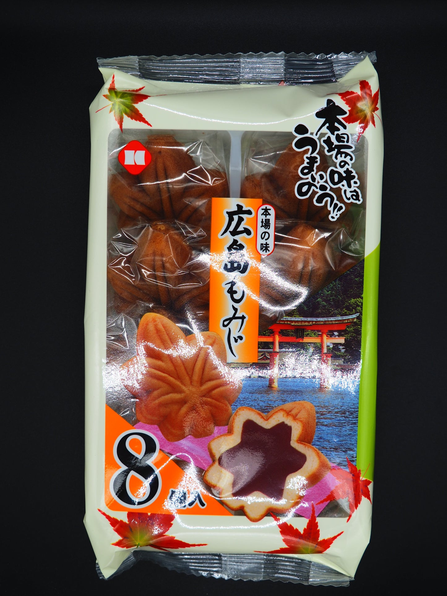 【KOTOBUKI】  SWEET BEAN CAKE (HIROSHIMA MOMIJI) 8p 10.5oz.(300g)