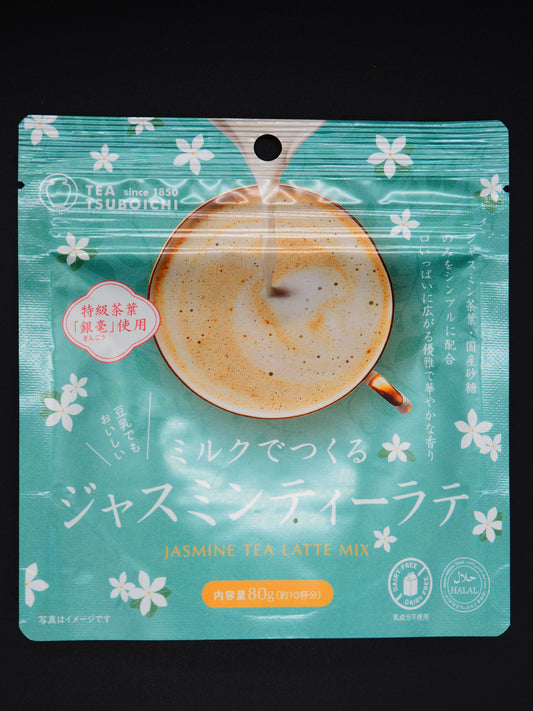 【TUBOICHI 】  JASMINE TEA LATTE MADE WITH MILK 80g